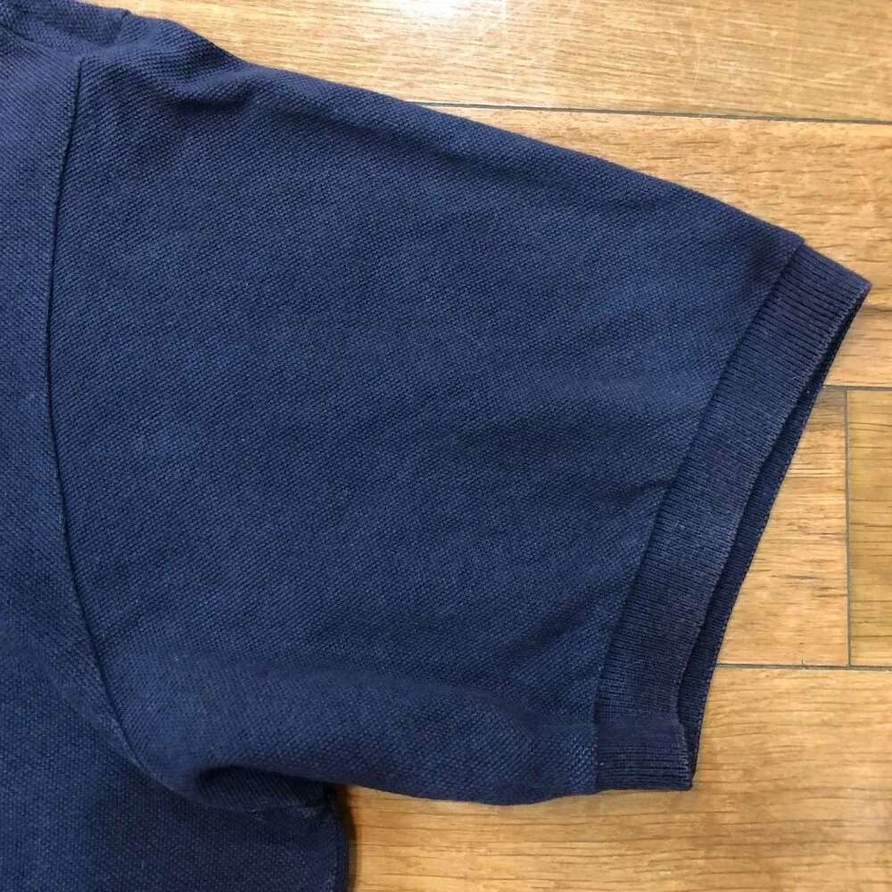 Lacoste Devanlay 100% Cotton Polo Shirt Navy Short Sleeve Size 7 (USA 2XL) - Picture 4 of 9